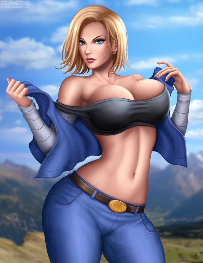 Android 18 Huge Boobs