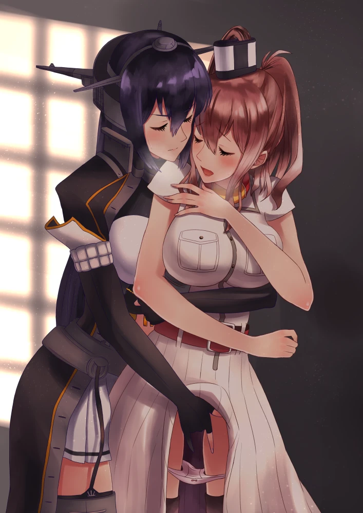 nagato-kantai-collectionsaratoga-kantai-collection