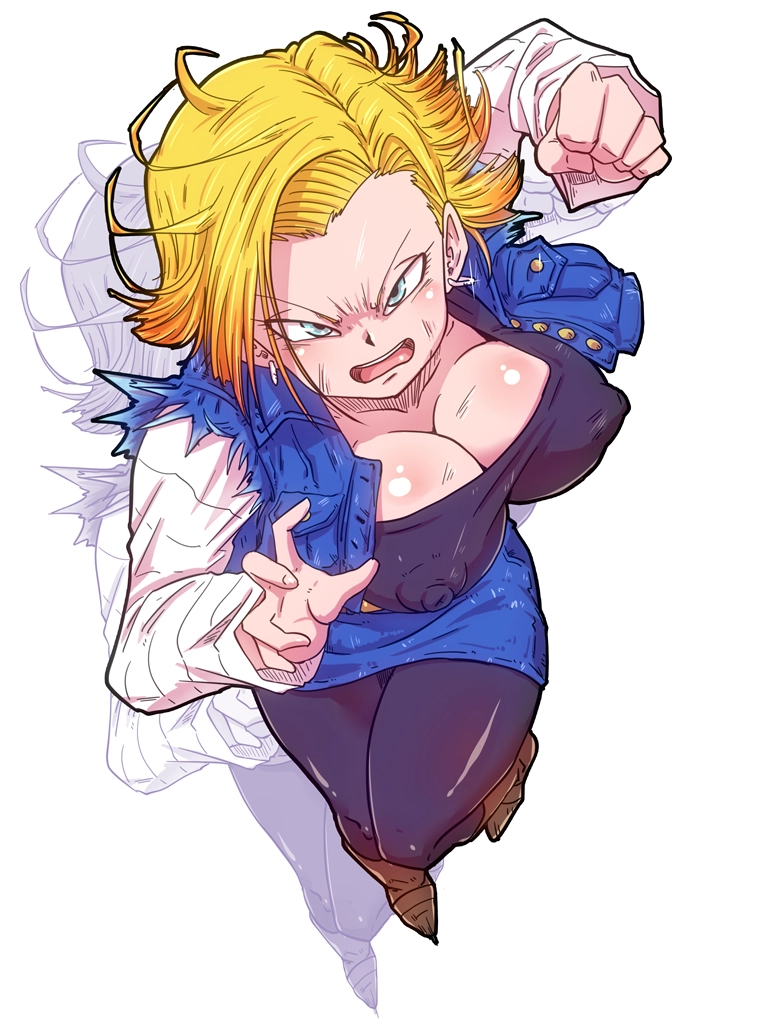 Android 18 Huge Boobs