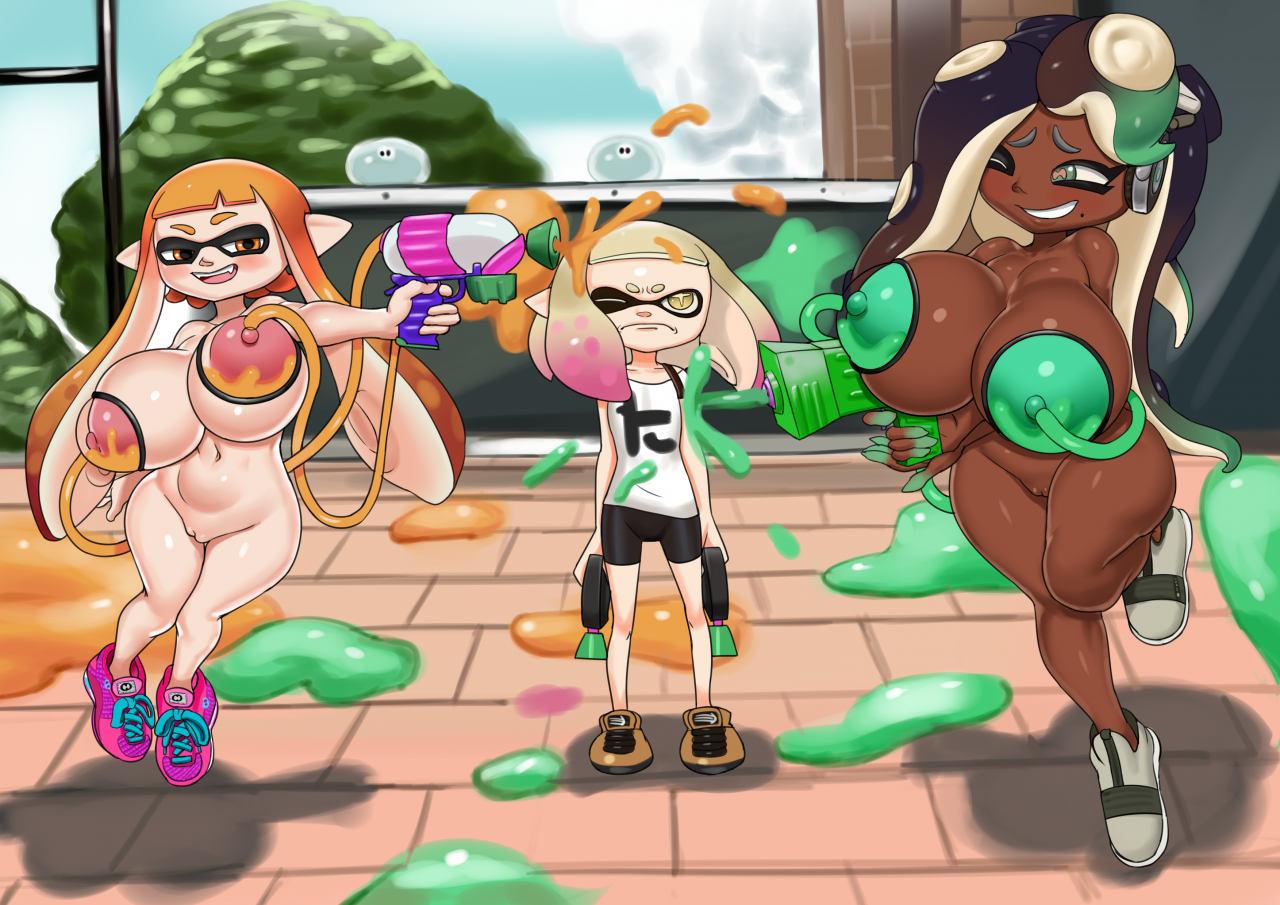 Splatoon boobs