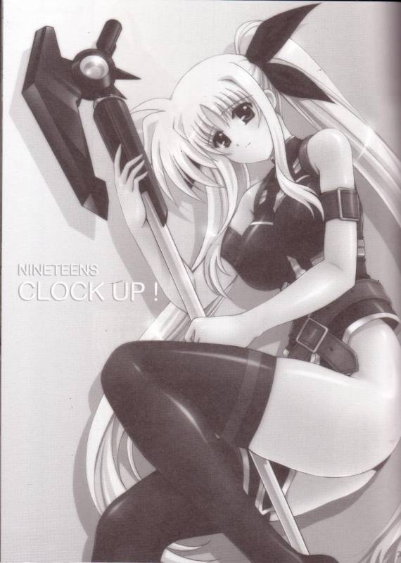 (COMIC1☆2) [Kamogawaya (Kamogawa Tanuki)] NINETEENS CLOCK UP! (Mahou Shoujo Lyrical Nanoha)[ENG]_01