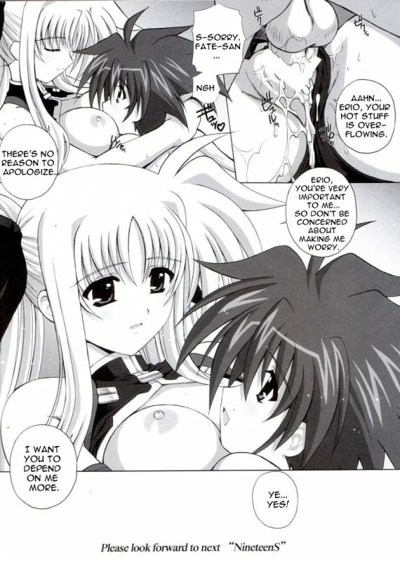 (COMIC1☆2) [Kamogawaya (Kamogawa Tanuki)] NINETEENS CLOCK UP! (Mahou Shoujo Lyrical Nanoha)[ENG]_20