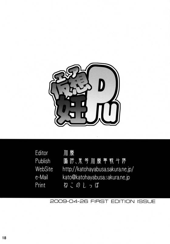 (COMIC1☆3) [Aa, Warera Katou Hayabusa Sentotai (Katou)] Air NinPu_16