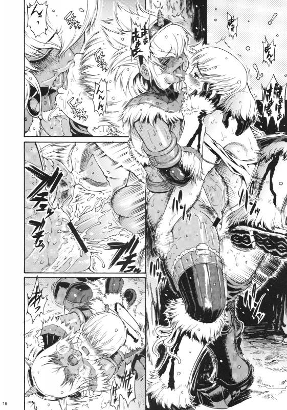 (COMIC1☆3) [Amazake Hatosyo-ten (Yoshu Ohepe)] Sunset Glow (Monster Hunter)_14