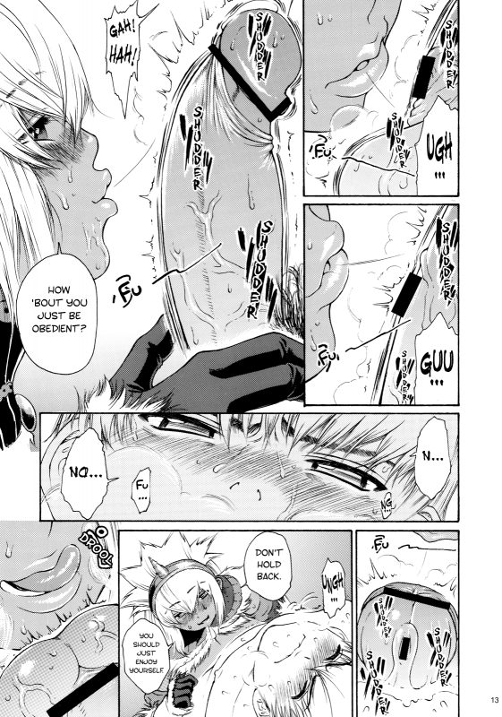 (COMIC1☆3) [Amazake Hatosyo-ten (Yoshu Ohepe)] Sunset Glow (Monster Hunter) [English] [Brolen]_09