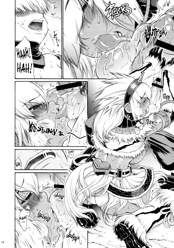 (COMIC1☆3) [Amazake Hatosyo-ten (Yoshu Ohepe)] Sunset Glow (Monster Hunter) [English] [Brolen]_10