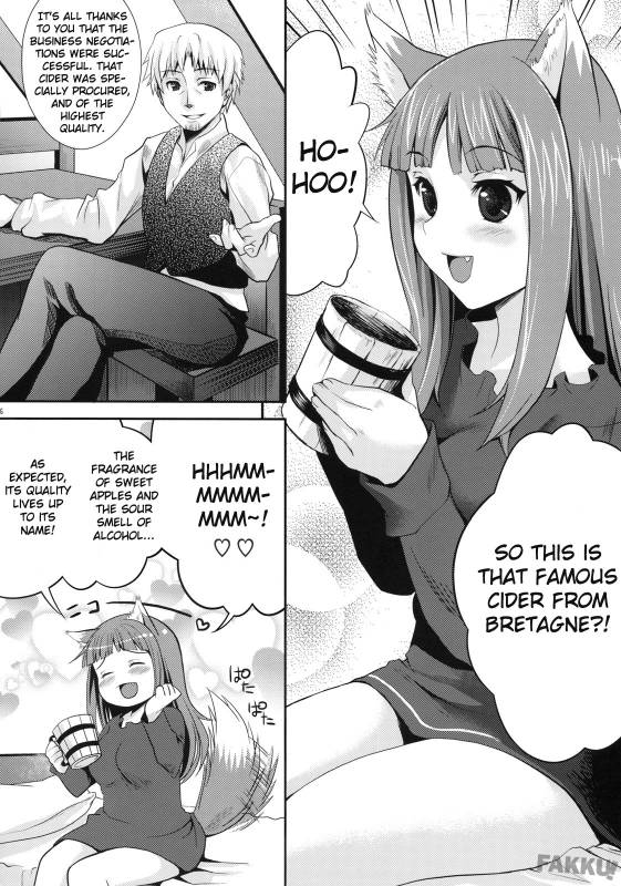 (COMIC1☆3) [Koakuma Sageha (Sage Joh)] Ookami to Mitsu Ringo (Spice and Wolf) [English]_04