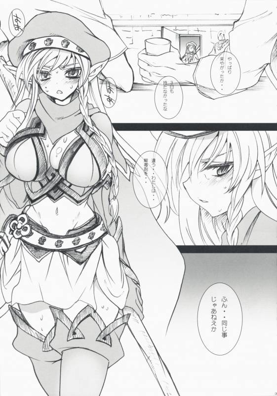 (COMIC1☆3) [Otomekibun (Sansyoku Amido.)] Monzetsu Kyoukan ~Kanzenban~ (Queen's Blade)_03