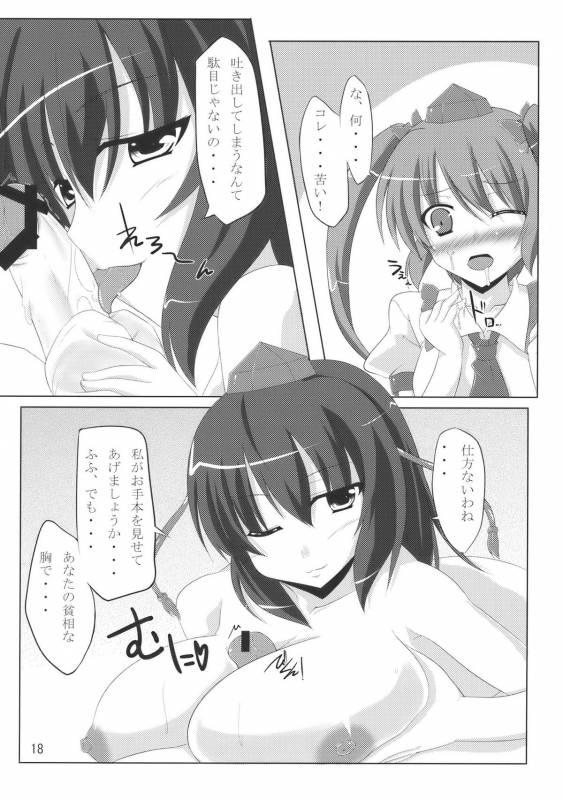 (COMIC1☆4) [Amadeus no Isan (Fujihara Shu, Aoba Shou)] Tengu FEVER (Touhou Project)_17