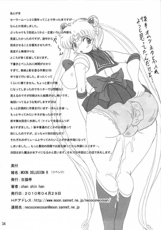 (COMIC1☆4) [NAMANECOTEI (chan shin han)] MOON DELUSION R (Bishoujo Senshi Sailor Moon)_33