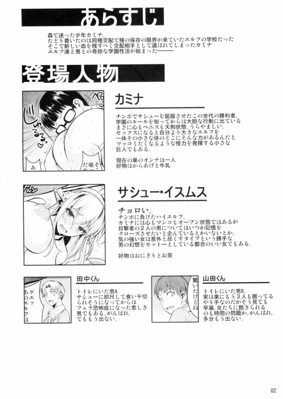 (C88) [Shoot The Moon (Fuetakishi)] High Elf × High School Koku_02