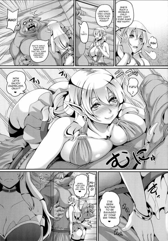 (C88) [Tiramisu Tart (Kazuhiro)] Inran Elf Oyako to Orc [English] [constantly]_05