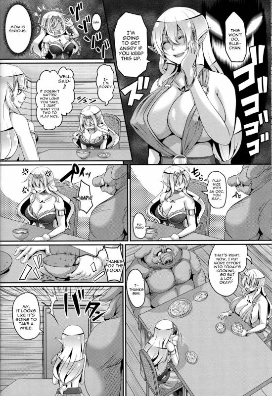 (C88) [Tiramisu Tart (Kazuhiro)] Inran Elf Oyako to Orc [English] [constantly]_14
