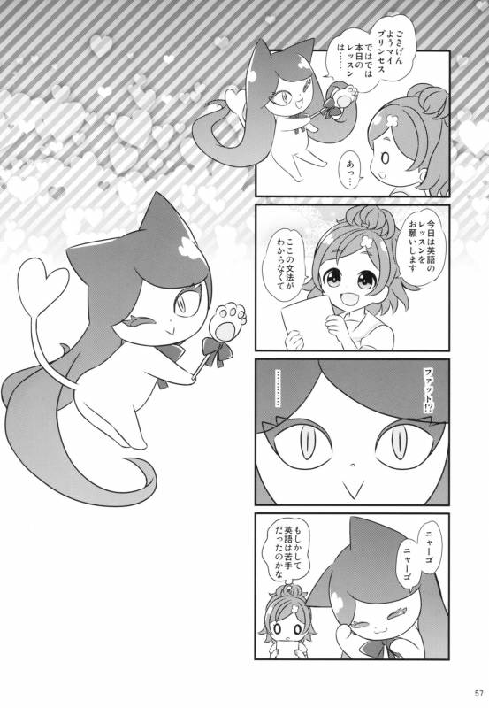 (C88) [Yamada Ichizoku. (Fukurokouji, Mokyu)] Seidorei Senki (Go! Princess PreCure)_56