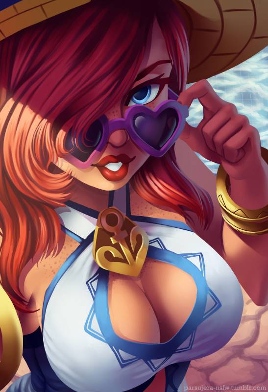 miss fortune+pool party miss fortune+sarah fortune