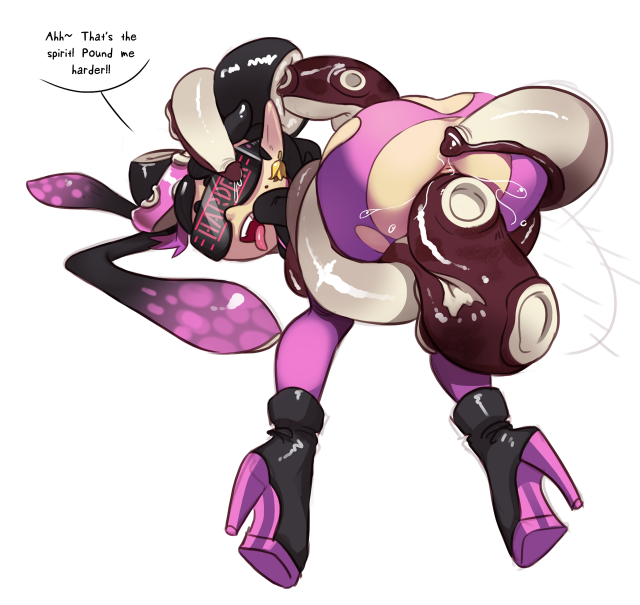 callie (splatoon)+inkling+tentacle