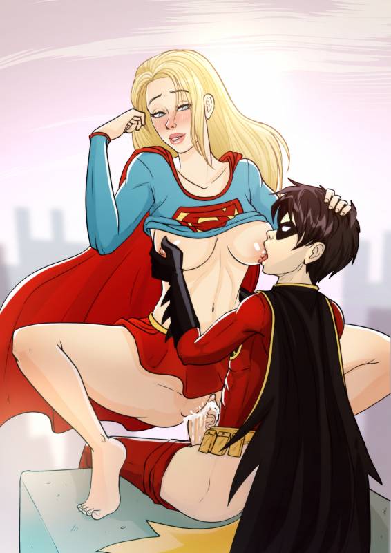 kara zor-el+robin+supergirl+tim drake