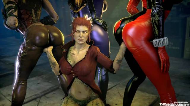 catwoman+copperhead+harley quinn+poison ivy
