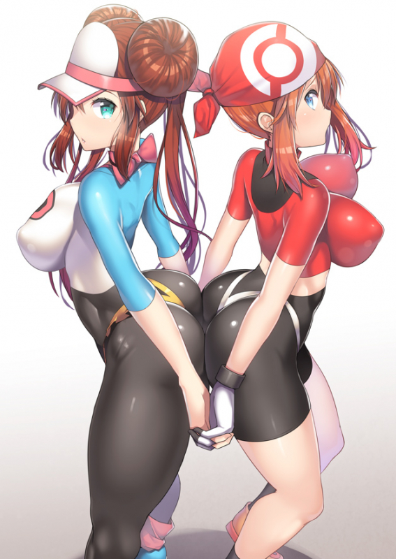 may (pokemon)+rosa (pokemon)