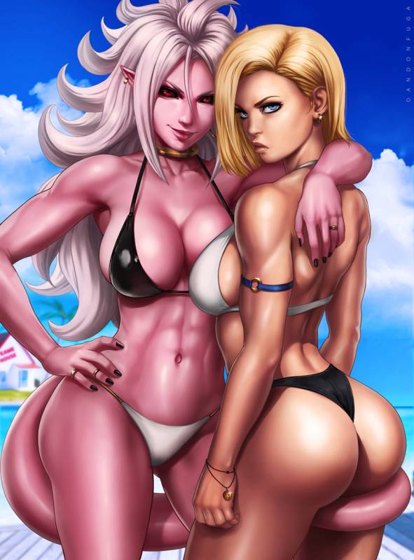 android 18+android 21+majin android 21