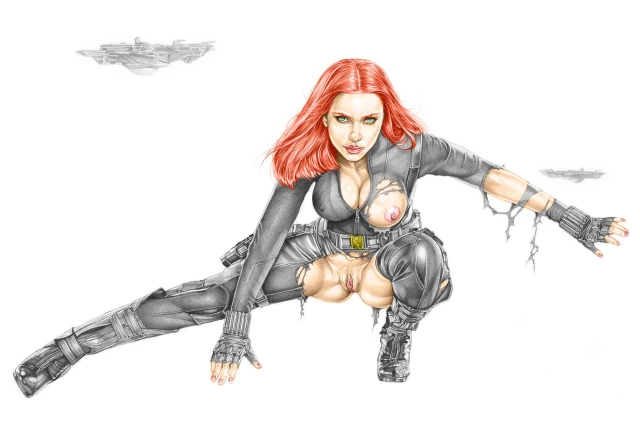 black widow+scarlett johansson