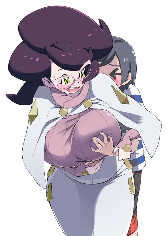 male protagonist (pokemon sm)+wicke (pokemon)